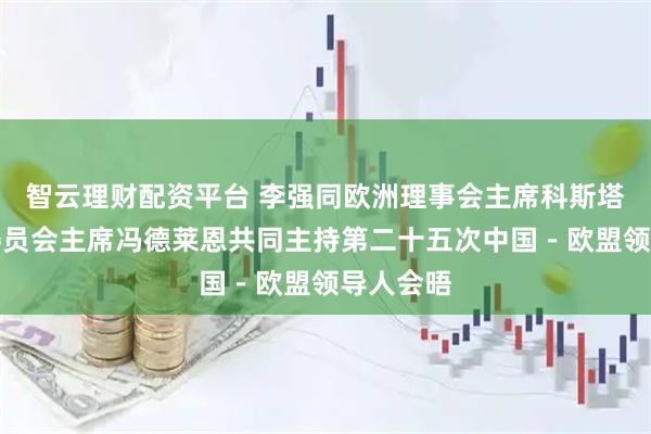 智云理财配资平台 李强同欧洲理事会主席科斯塔、欧盟委员会主席冯德莱恩共同主持第二十五次中国－欧盟领导人会晤